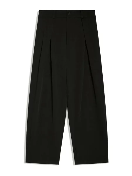 Bershka Pantaloni cutați negru