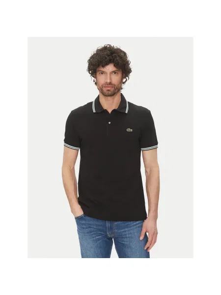 Lacoste Pólóing Regular Fit fekete