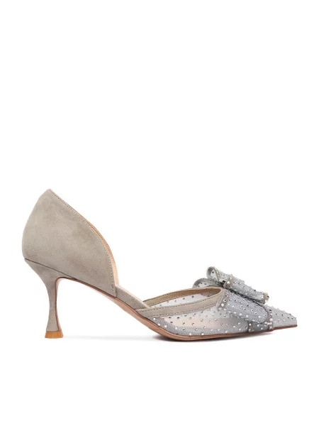 Eva Minge Туфлі на шпильці сірий