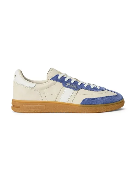 Polo Ralph Lauren Bedford маратонки дамски от велур бежово