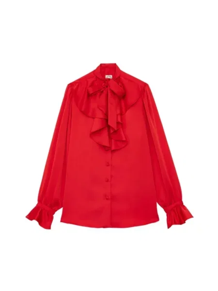 Bluzka Ines De La Fressange Paris czerwona