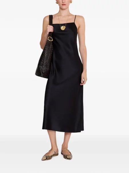 Rochie midi Joseph cu bretele negru