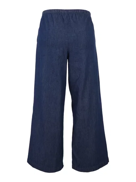 JDY Petite Nohavice JDYKAI denim modrá