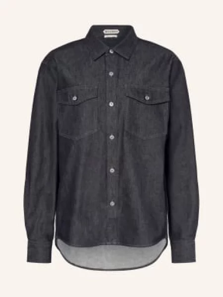 Jw Anderson Oversize'owa Koszula Jeansowa blau granatowa