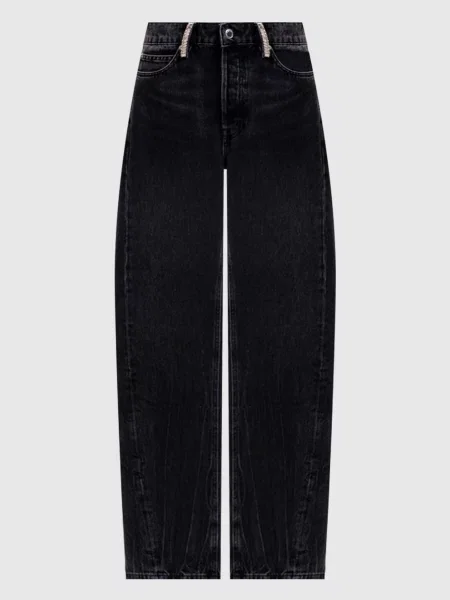 Джинси з кристалами Alexander Wang сірі