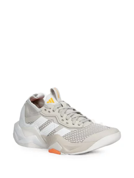 Košulja Adidas s platformom s printom s kapuljačom žuta