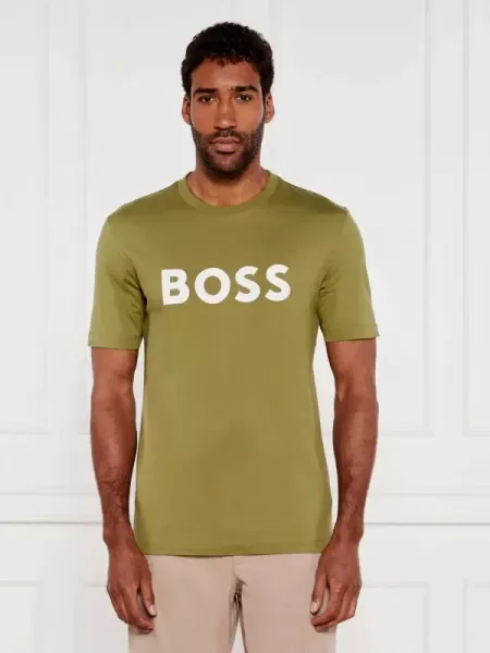 BOSS BLACK Tricou Tiburt negru