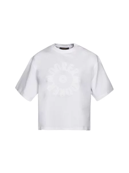 Koszulka Moorer elegancka biała