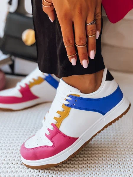 Sneakersy COLORFULL fuksja Dstreet