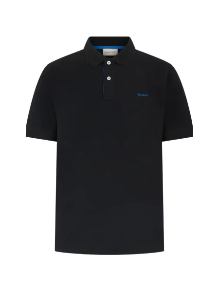 Tricou polo Gant cu broderie negru