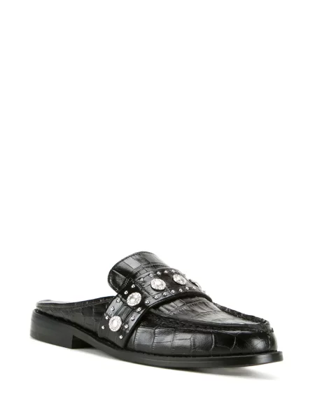 Papuci tip mules Senso negru