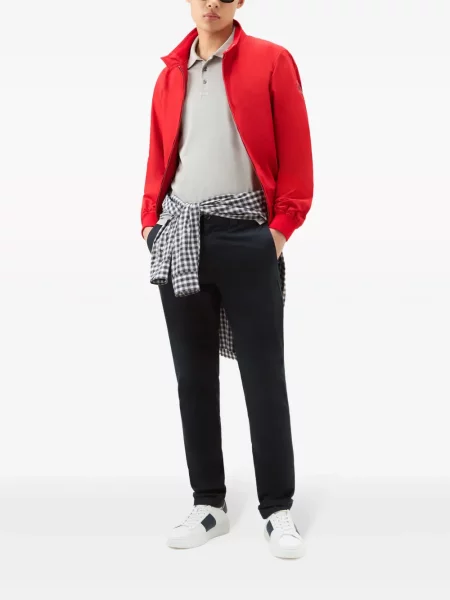Polo marškinėliai Woolrich pilka
