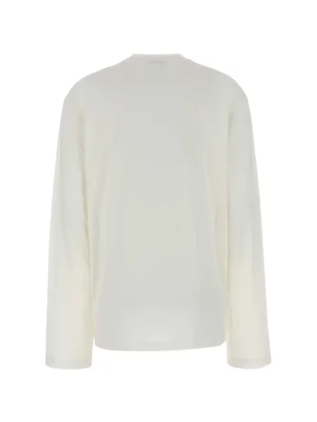 Lung tricou Gucci cu imagine alb