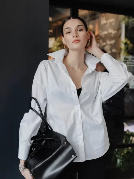 Блузка Jadone Fashion белая