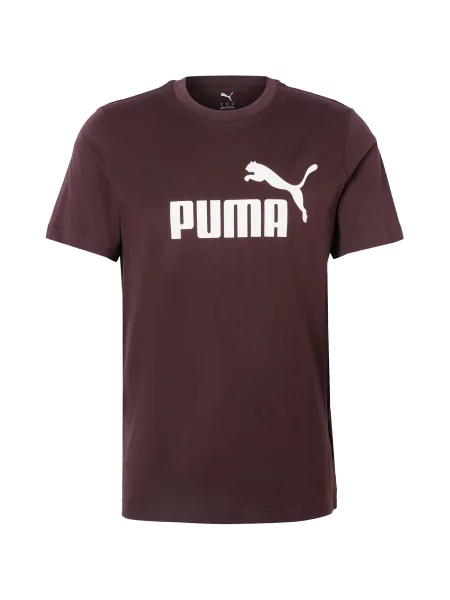 PUMA Tricou funcțional Ess No. 1 ciocolatiu alb