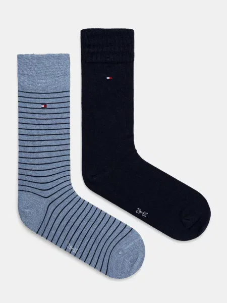 Tommy Hilfiger ponožky s bavlnou modré
