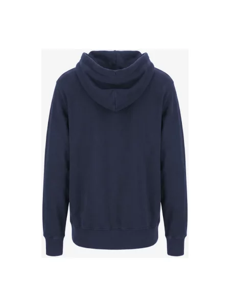 Bluza z kapturem Autry z kapturem z logo niebieska