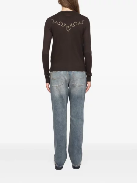 Кашмирена жилетка Zadig&voltaire кафяво