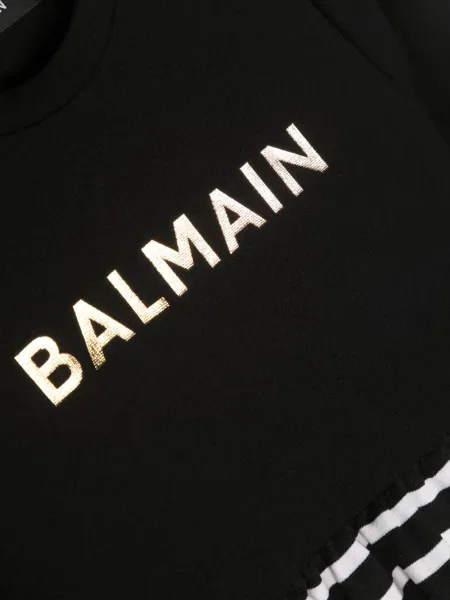 Sukienka dziecięca Balmain czarna