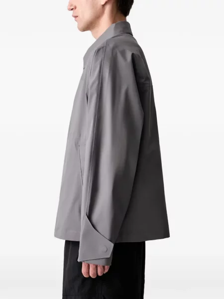 Geacă The North Face cu imagine gri