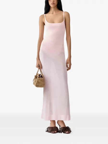 Midi suknelė Jacquemus rožinė