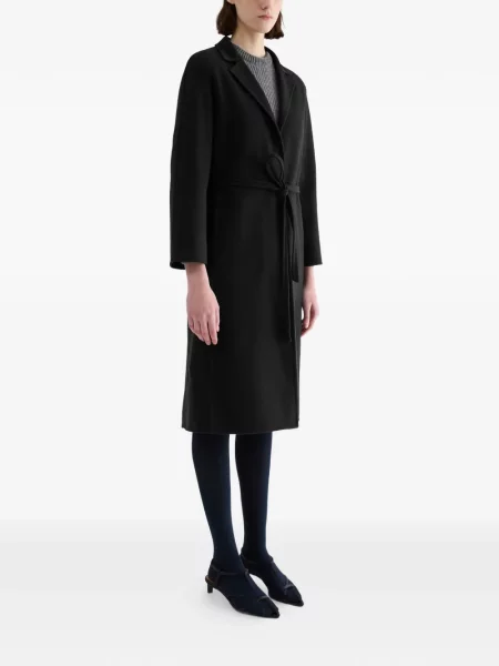 Cu centură palton Jil Sander negru