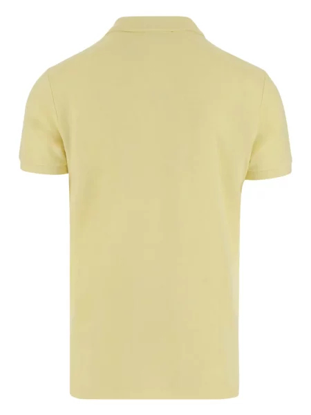 Lininė polo marškinėliai Polo Ralph Lauren oranžinė