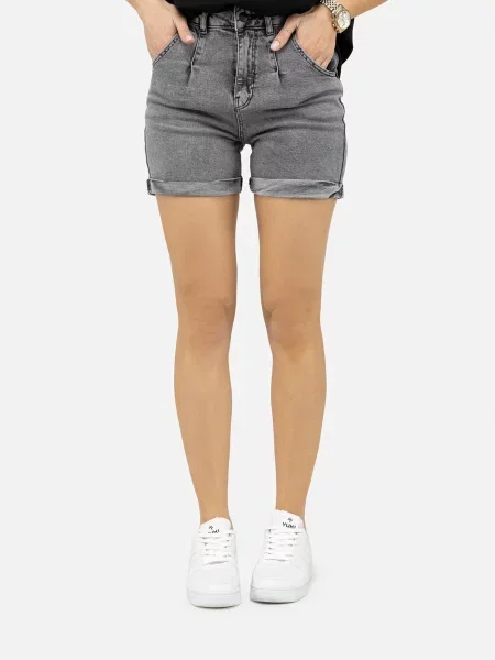 Шорти джинсові YUKI сірий