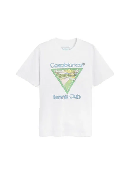Tricou Casablanca tenis alb