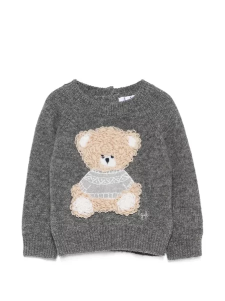 Sweter dziecięcy Il Gufo szary