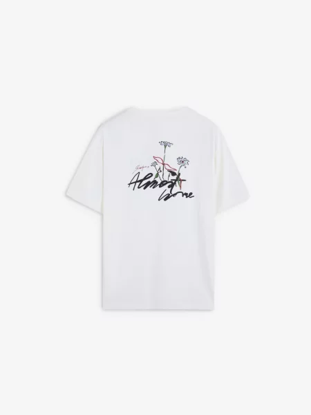 Scalpers Tricou murdar alb