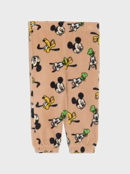 Sinsay Kalhoty regular Mickey hnědá