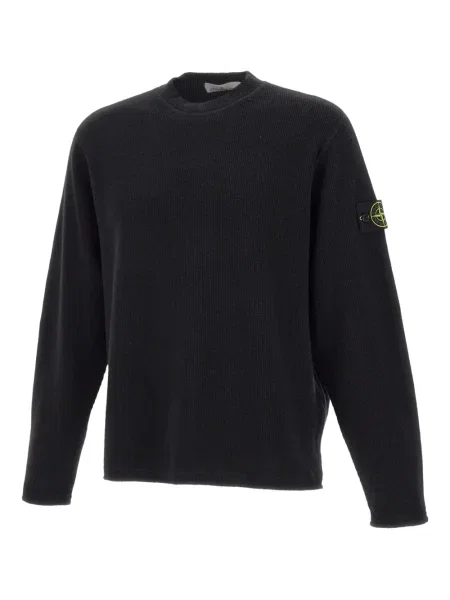 Pulover Stone Island cu strasuri negru