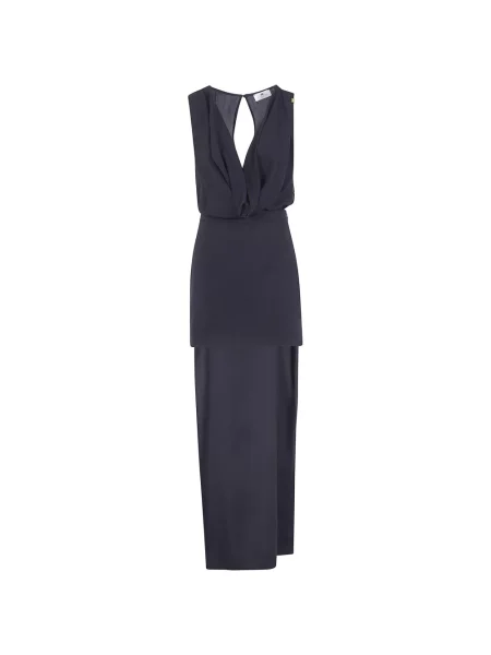 Sukienka maxi Elisabetta Franchi czarna