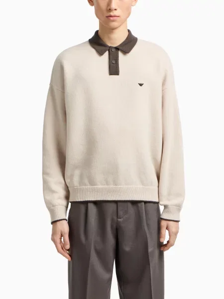 Шерстяное поло Emporio Armani