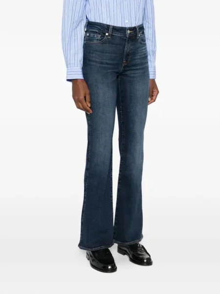 Blugi 7 For All Mankind cu 5 buzunare albastru