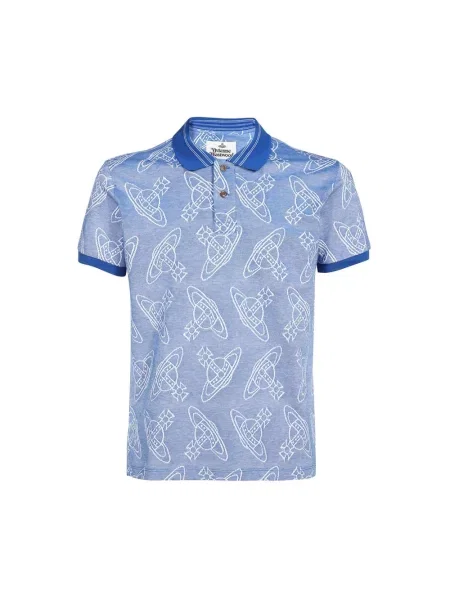 Koszulka polo Vivienne Westwood niebieska