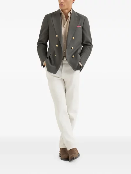 Twill olasz galléros ing Brunello Cucinelli