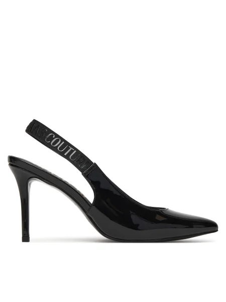 Pantofi cu subțire Versace Jeans Couture negru