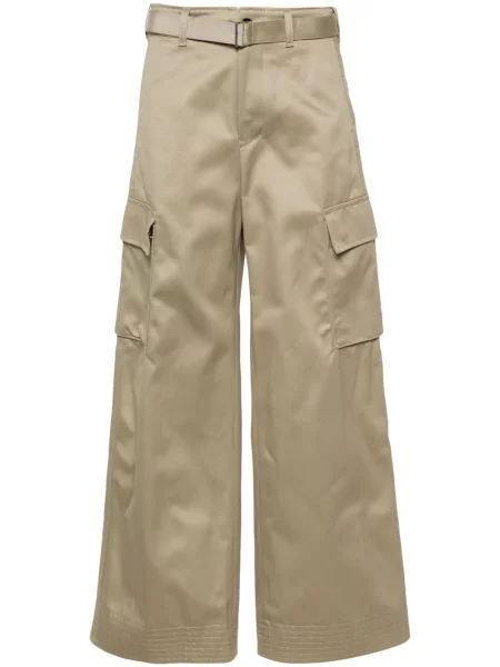 Pantaloni cargo Sacai maro