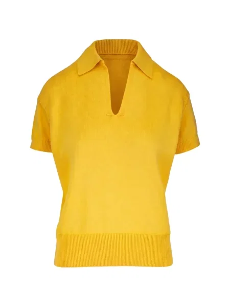 Scurt pulover Lafayette 148 tricotate galben