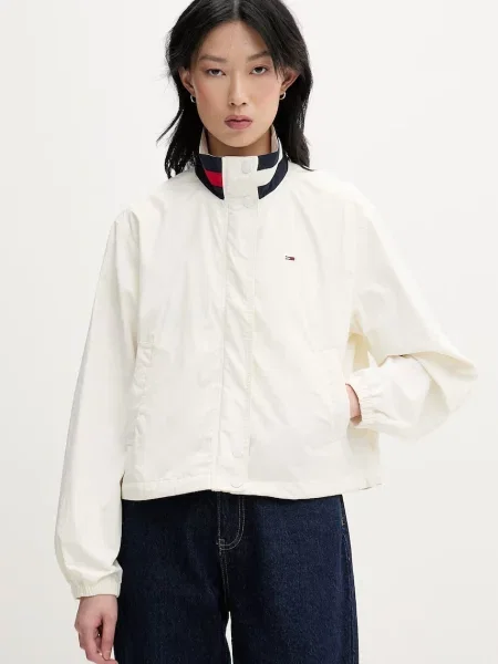 Tommy Jeans geacă de tranziție pentru femei bej