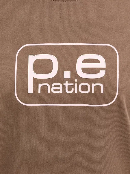 Футболка P.E Nation Flux коричневий