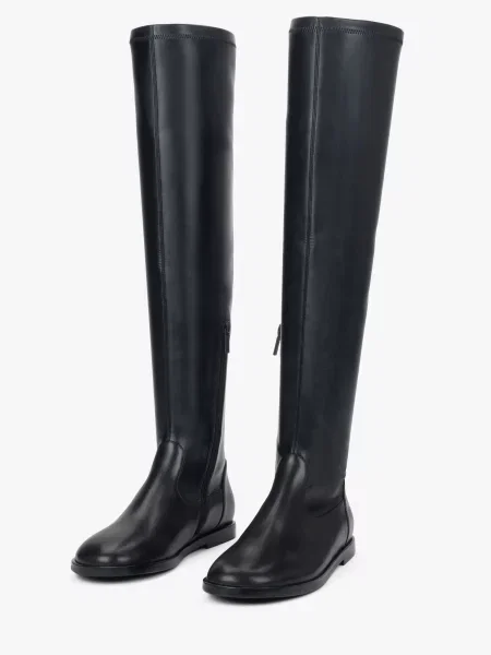 Ботфорты Estro черные