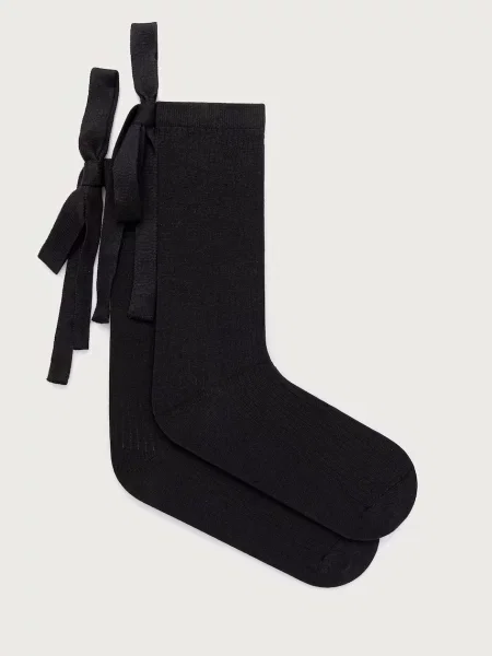 UGG Șosete W Serenella Novelty Bow negru