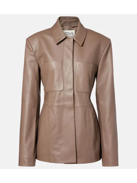 Geanta de piele Tove gri