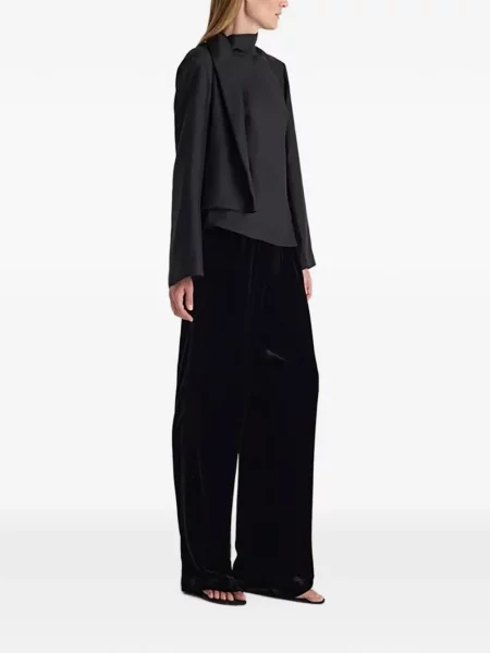 Pantaloni Róhe de catifea negru