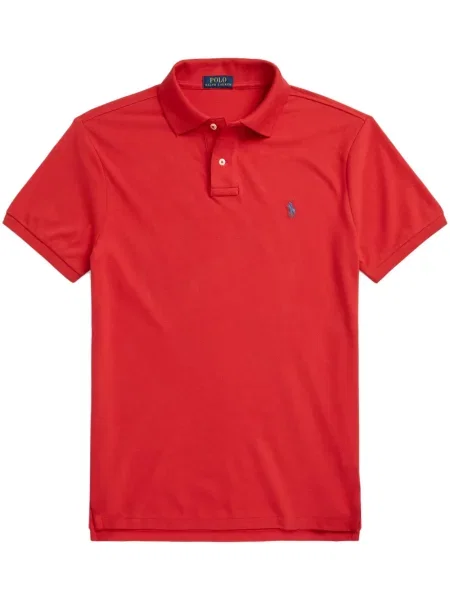 Prugasta polo majica Polo Ralph Lauren s printom od kašmira plava