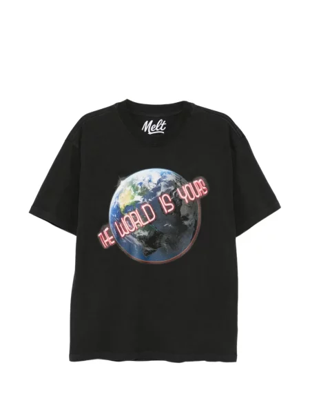 Tricou Melt cu imagine negru