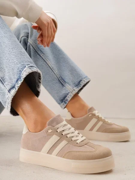 Sneakers Illi Crenli Roemary Balee Ladia închis bej